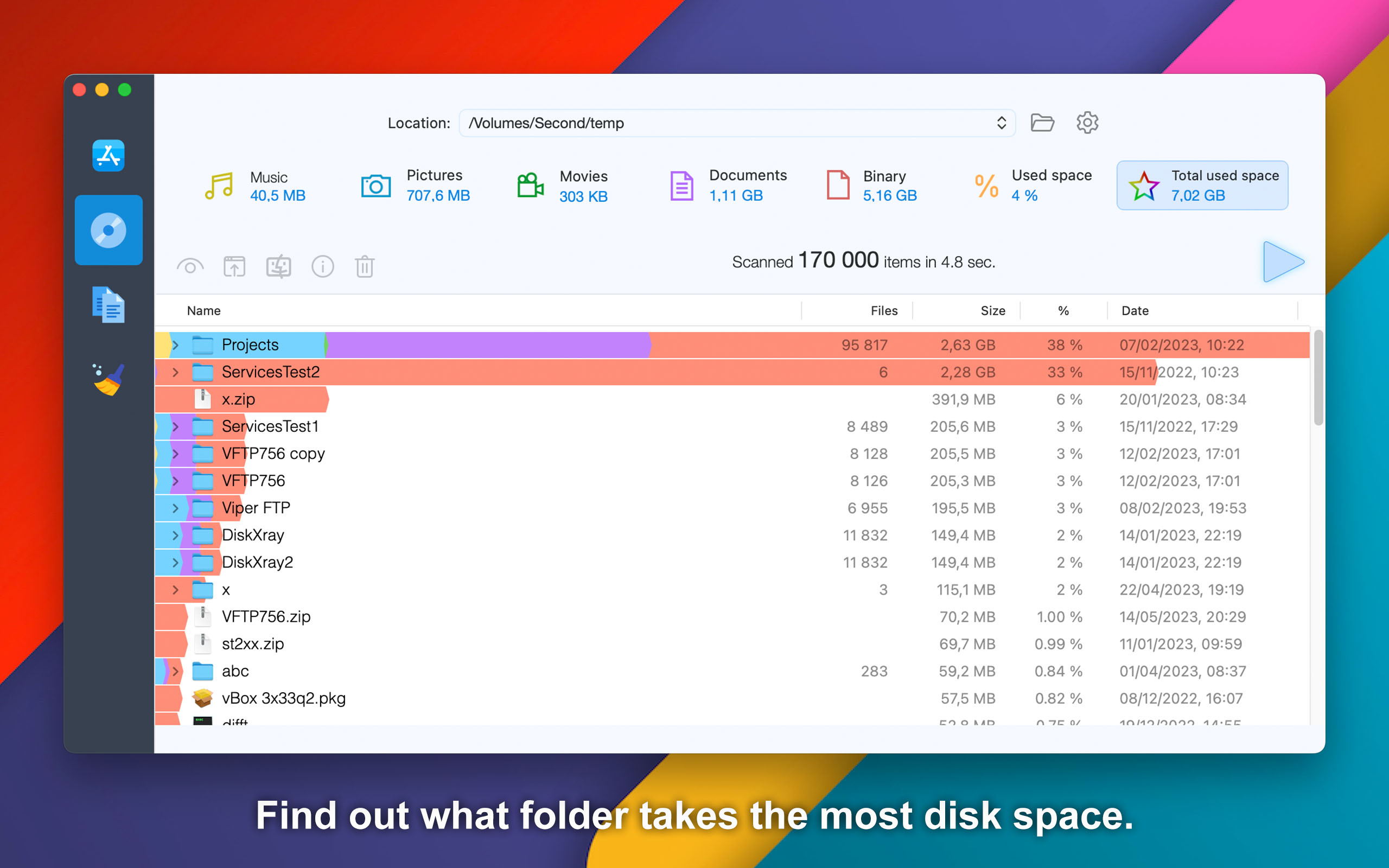 Disk Xray 2.8.3 Mac 破解版 优秀的磁盘清理工具
